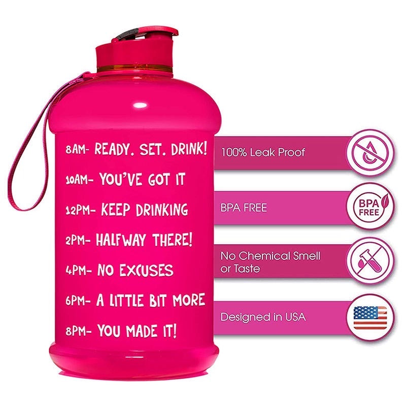 GameHunter® Half Gallon 64 oz Motivational Water Bottle - GameHunterStore